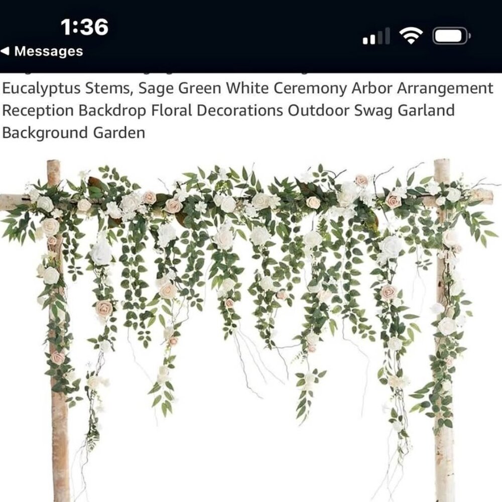 Ling's Moments flower garland